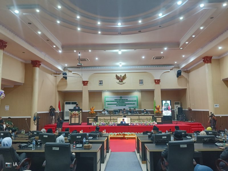 Rapat Paripurna Istimewa DPRD Boalemo (foto : Humas)