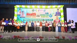 Health Award 2025, Hari Kesehatan Nasional ke-61 Tingkat Kabupaten Boalemo. (Foto: Humas/Arif)
