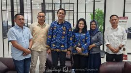 Wakil Bupati Boalemo Lahmuddin Hambali didampingi Kepala BKPSDM Kabupaten Boalemo Rahmat Biya melaksanakan audiensi dengan Direktur Pengawasan dan Pengendalian BKN RI. Foto/istimewa