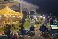 Suasana hamparan Tribun Alun Alun Tilamuta. Foto: Redaksi pagata