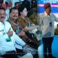 Bupati Boalemo, Rum Pagau saat menghadiri kegiatan pengresmian proyek mercusuar Sekolah Rakyat Terintegrasi (SRT) oleh Presiden RI Prabowo Subianto. Foto/istimewa