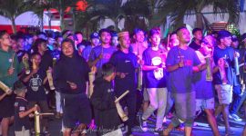 Koko'o Gorontalo Boalemo  oleh KBBS Keluarga Kecil Beduk Sahur Desa Pangi. Foto/Yowan Ahmad