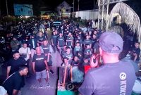 Wabup Lahmuddin Saat melepas Koko'o Boalemo Gorontalo. Foto/fadly (@jejakmedia)