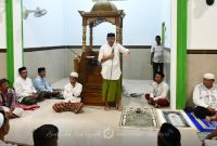 Wabup Lahmuddin Hambali, Bersama Forkopimda, Safari Ramadhan di Masjid Al I’Mal, Desa Hulawa Kecamatan Paguyaman. Foto/Rio Larekeng @kominfo.boalemo