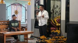 Ketua DPD NasDem, Arman Naway, saat memberikan sambutan dalam moment buka puasa bersama. Dok: @redaksi