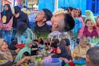 Potret keseruan lomba dan open house pada moment ketupat. dok/@redaksi