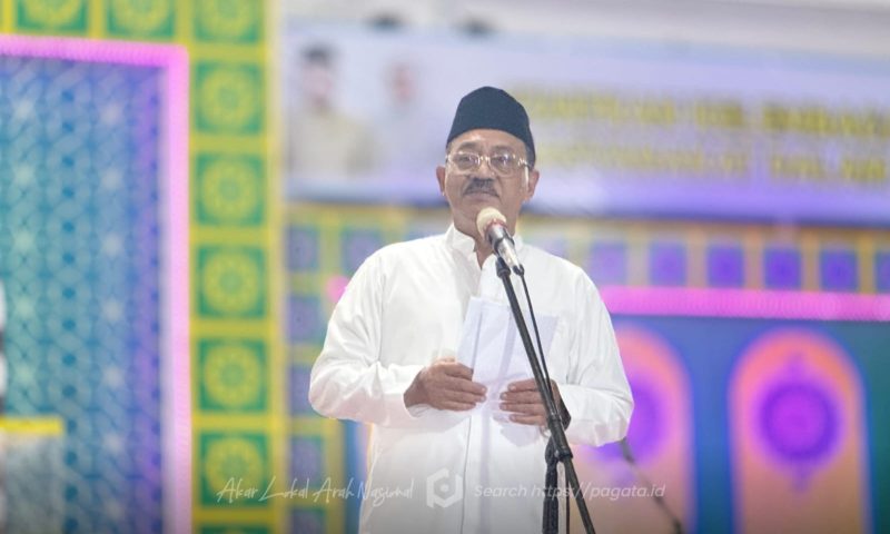Hadapi Tantangan Zaman, Bupati Rum Pagau Ajak Orang Tua Cetak Generasi Penghafal Al-Qur'an. Foto/@mitro.narasi21