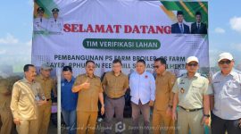 Pemerintah Kabupaten Boalemo bersama Direktorat Jenderal Peternakan dan Kesehatan Hewan Verifikasi Lahan untuk Kawasan Industri Peternakan Modern. Foto/@mitro.narasi21