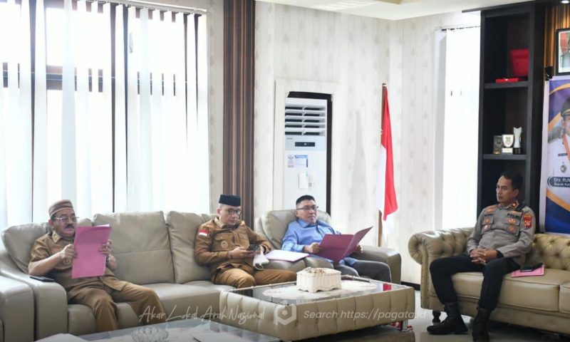 Pimpin Rakor Forkopimda, Rum Pagau Tegaskan Aturan Program Makan Bergizi Gratis. Foto/@ist.
