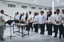 Wakil Bupati Boalemo, Lahmuddin Hambali Resmi Lantik Pengurus Karang Taruna Tunas Generasi Botumoito. Foto/@ist.