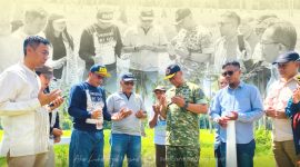 Gaya Religius Wabup Lahmuddin: Awali Pembangunan Batalyon Militer dengan Penyerahan Diri kepada Sang Pencipta. Foto/@rio.diskominfo