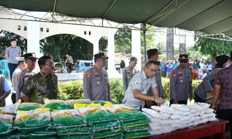 Pemkab Boalemo Sebut Gerakan Pangan Murah Polres Jadi Solusi Tekan Harga Pokok. Foto/@ist.