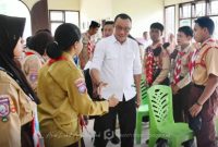 Pramuka Boalemo Menuju Puncak Jamnas XII 2026. Fot/@ist.