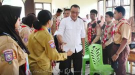Pramuka Boalemo Menuju Puncak Jamnas XII 2026. Fot/@ist.