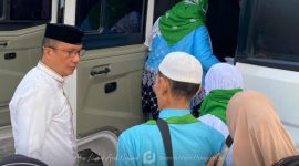 Wakil Bupati Boalemo, Lahmuddin Hambali Resmi Lepas Keberangkatan Jemaah Calon Haji Musim 1447 H. /@redaksi