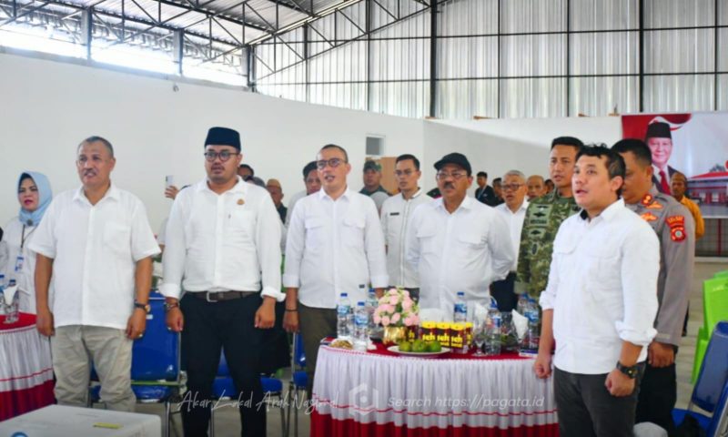 Bupati Rum Pagau, Bersama Unsur Forkopimda Serta Pimpinan OPD Terkait Hadiri Peresmian Koperasi Desa Merah Putih, Boalemo Resmi Menjadi Bagian Program Strategis Nasional. Foto/@rio.kominfo