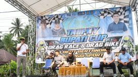 Wakil Bupati Boalemo, Lahmuddin Hambali mentup kegiatan. Foto/@ist.