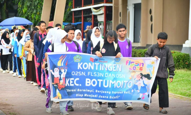 Berbagai siswa dari setiap sekolah yang ada di Kabupaten Boalemo siap unjuk gigi di ajang FL3SN, O2SN, dan OSN 2026. Foto/@ist
