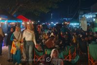 Suasana Lokasi Sepanjang jalan dikawasan Pondok pesantren Alkhairat Tilamuta. Foto/@redaksi