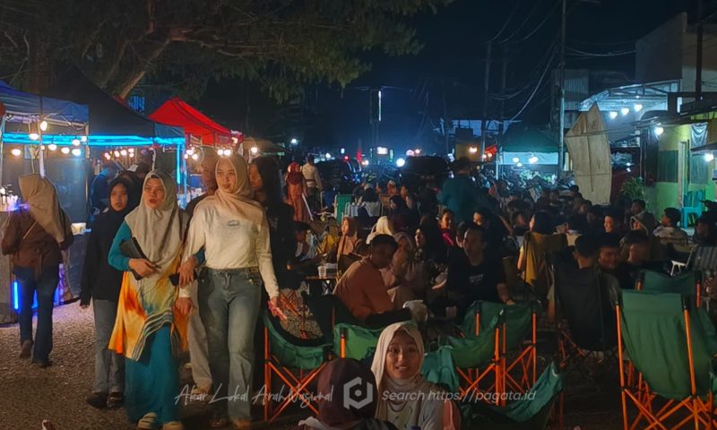 Suasana Lokasi Sepanjang jalan dikawasan Pondok pesantren Alkhairat Tilamuta. Foto/@redaksi