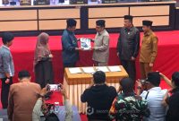 Pemkab Boalemo Serahkan Rancangan KUA-PPAS 2027. Foto/@redaksi