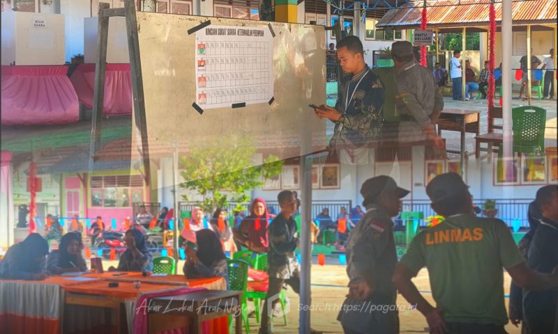 Pesta Demokrasi BPD Mohungo Sukses. Foto/@redaksi