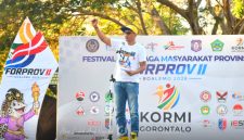 Wabup Lahmuddin Hambali Resmi Tutup FORPROV II KORMI Gorontalo 2026. Foto/@arif