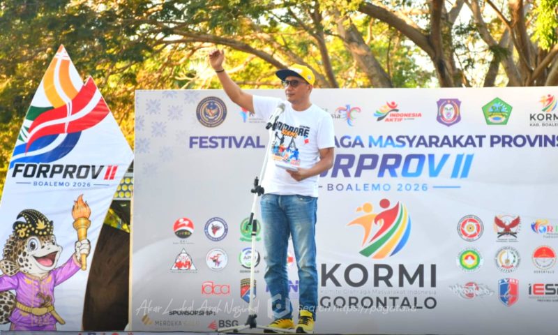 Wabup Lahmuddin Hambali Resmi Tutup FORPROV II KORMI Gorontalo 2026. Foto/@arif