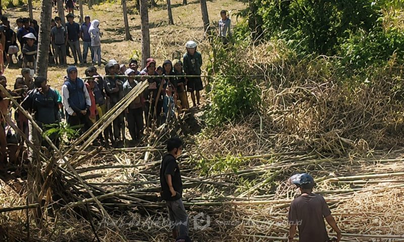 Tewas Tergeletak di Kebun Warga Leboto, Penyebab Kematian Pria Ini Masih Misteri. Foto/@screnshot.fb