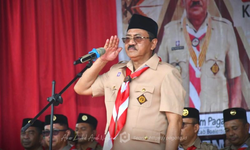 Bupati Boalemo sebut Gerakan Pramuka Wujudkan Komitmen Swasembada Pangan. Foto/@arif.forkopimda