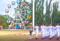 Kiprah Sukses Paskibraka Boalemo di Upacara Detik-Detik Proklamasi HUT ke-81 RI di Alun-Alun Tilamuta. Foto/@redaksi