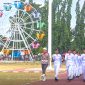 Kiprah Sukses Paskibraka Boalemo di Upacara Detik-Detik Proklamasi HUT ke-81 RI di Alun-Alun Tilamuta. Foto/@redaksi