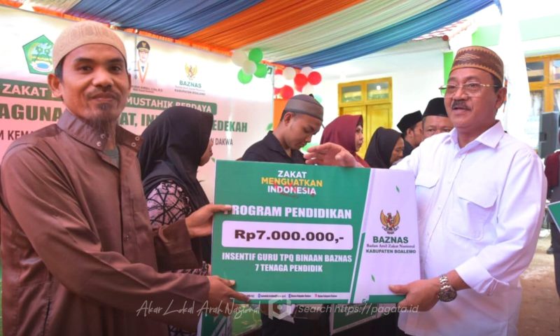 Bantu Korban Bencana Hingga Mahasiswa, BAZNAS Boalemo Diapresiasi Oleh Pemkab. Foto/@arif.prokopim