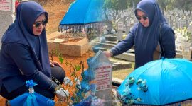 Momentum Ziarah Makam Rachmat Gobel, Asnita Tegaskan Pentingnya Meneruskan Pesan Almarhum