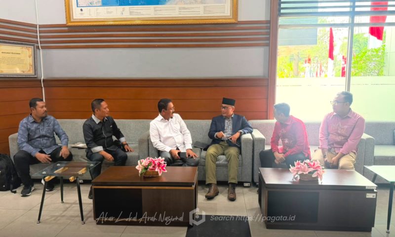 Pemkab Boalemo saat silaturahmi dengan BKN Pusat. Foto/@ist.