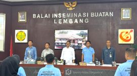 Didampingi Sekretaris Dearah, dan Kepala Dinas Pertanian. Bupati Rum Pagau Buka Pelatihan 13 Calon Inseminator Boalemo di BIB Lembang. Foto/@mitro.narasi21