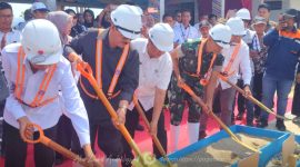 Resmikan KNMP, Bupati Boalemo, Rum Pagau Dorong Keterlibatan Sektor Pertanian hingga UKM. Foto/@ist.