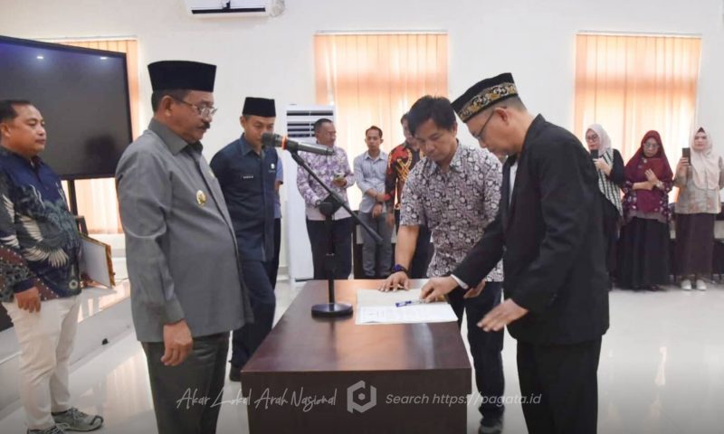Pelantikan Direktur RSCG Boalemo, Oleh Bupati Rum Pagau