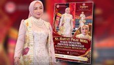 Ketua Dekranasda Boalemo Pukau Penonton Kriya Nusa Lewat Balutan Sulaman Karawo. Foto/@ist.