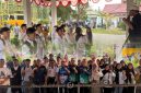 Pelepasan Mahasiswa Universitas STIKES Famika Makassar, oleh Bupati Boalemo. Foto/@fey (goupdate.id)